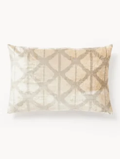 Funda de cojín de viscosa con tejido jacquard Drew