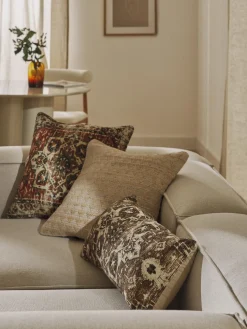 Funda de cojín de yute Nario