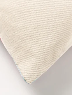 Funda de cojín decorativo de seda con estampado abstracto Silky