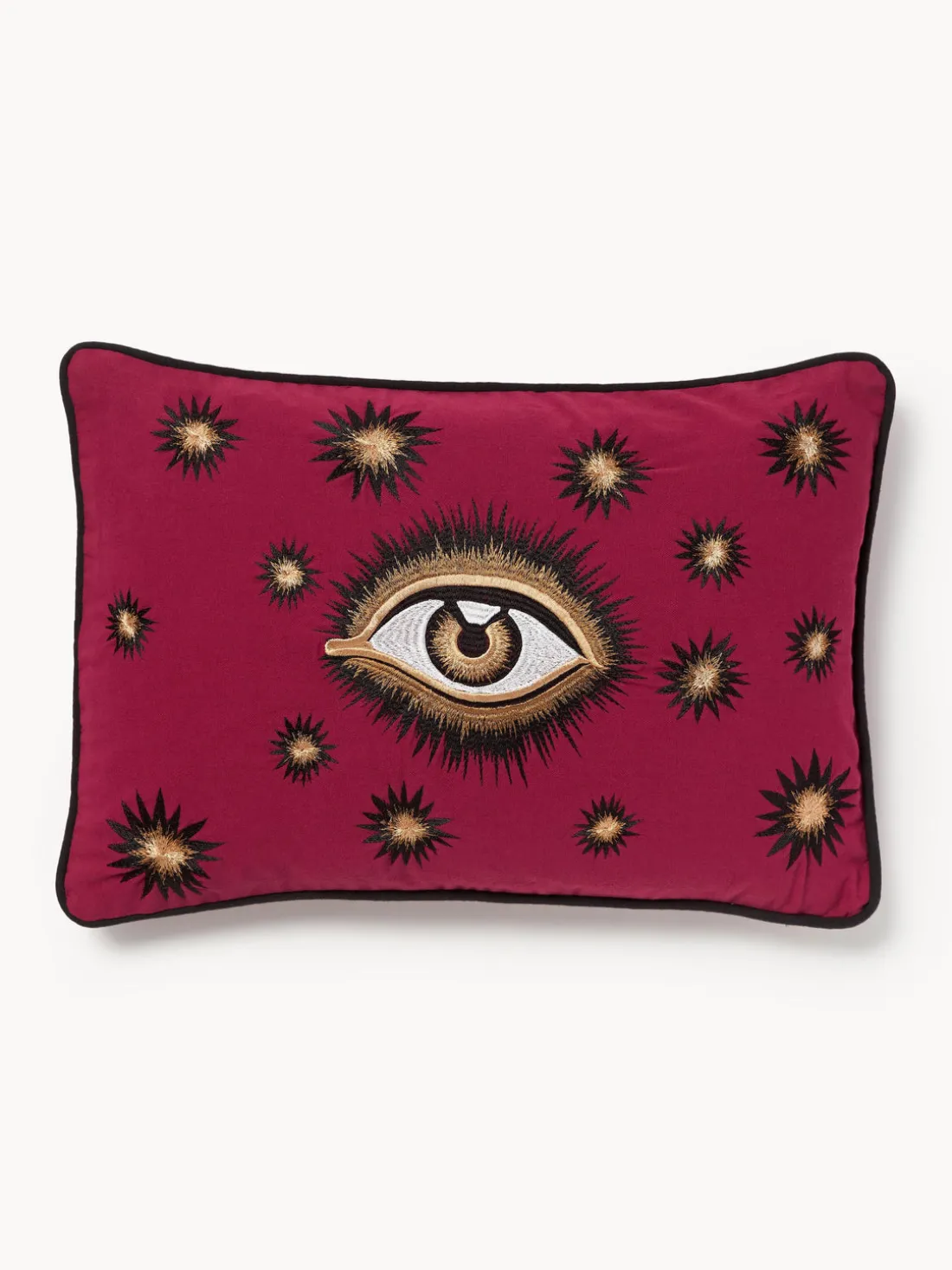 Funda de cojín decorativo de algodón artesanal Velvety