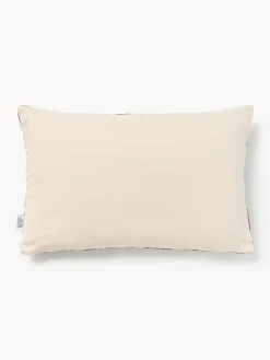 Funda de cojín decorativo de seda con estampado abstracto Silky