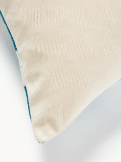 Funda de cojín decorativo de seda con estampado abstracto Silky