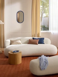 Funda de cojín en bouclé Talea