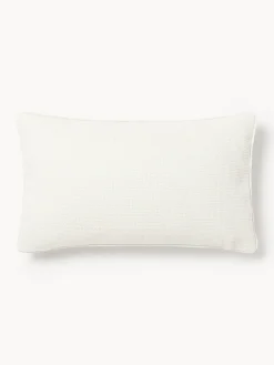 Funda de cojín en tejido bouclé Aya