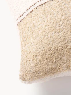 Funda de cojín en tejido bouclé Lago