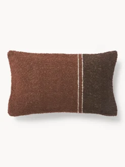 Funda de cojín en tejido bouclé Lago