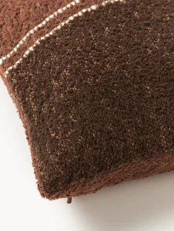 Funda de cojín en tejido bouclé Lago