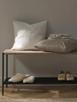 Funda de cojín en tejido bouclé Bellamie