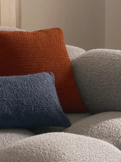 Funda de cojín en tejido bouclé Bellamie