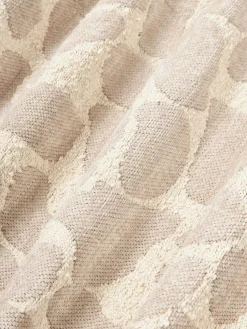 Funda de cojín en tejido bouclé y chenilla Nenda