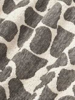 Funda de cojín en tejido bouclé y chenilla Nenda