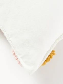 Funda de cojín grande artesanal con tejido capitoné Jiri