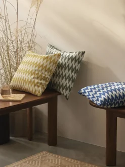 Funda de cojín para exterior con estampado ikat Maillot