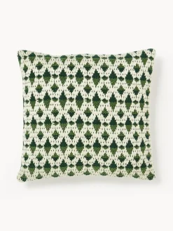 Funda de cojín para exterior con tejido estampado Yamir