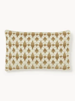 Funda de cojín para exterior con tejido estampado Yamir