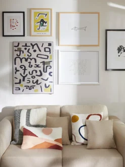 Funda de cojín con diseño abstracto Wassily