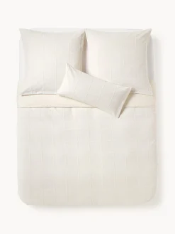 Funda nórdica a cuadros texturizados Vivienne