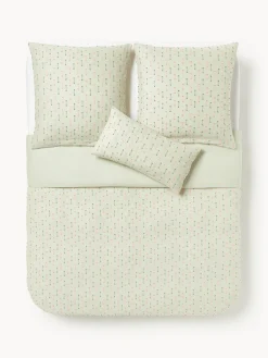 Funda nórdica de algodón con flecos en mechones Lenja