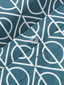 Funda nórdica de algodón estampado geométrico Jella