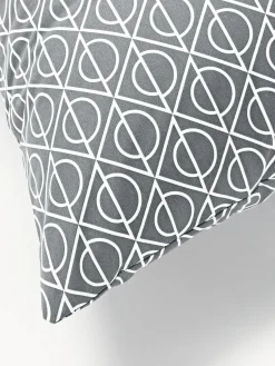 Funda nórdica de algodón estampado geométrico Jella