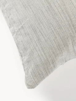 Funda nórdica de algodón lavado a rayas Caspian