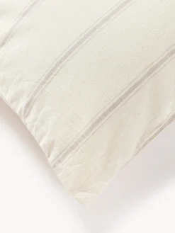 Funda nórdica de algodón lavado a rayas Caspian