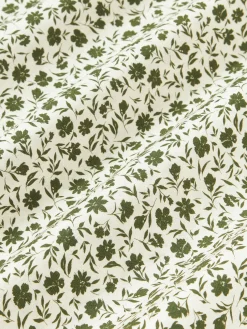 Funda nórdica de algodón lavado con fino estampado floral Nolana