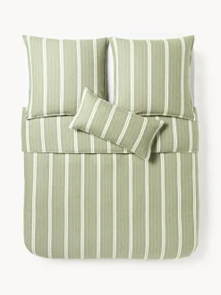 Funda nórdica de franela a rayas Belinda