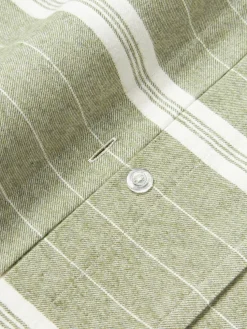 Funda nórdica de franela a rayas Belinda