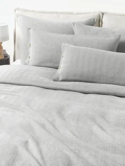 Funda nórdica de franela con punto espiga Wanda