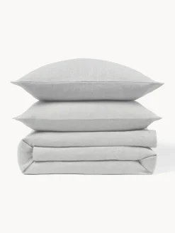 Funda nórdica de franela con punto espiga Wanda