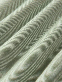 Funda nórdica de franela con punto espiga Wanda