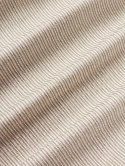 Funda nórdica de franela con rayas finas Javon