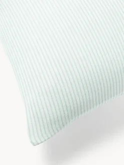 Funda nórdica de franela con rayas finas Javon