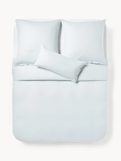 Funda nórdica de franela con rayas finas Javon