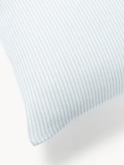 Funda nórdica de franela con rayas finas Javon