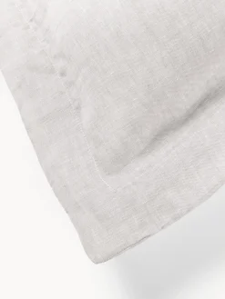 Funda nórdica de lino con ribete Linna