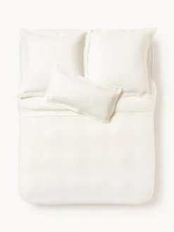 Funda nórdica de lino con ribete Linna