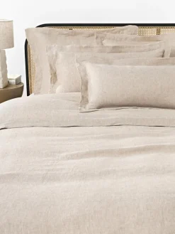 Funda nórdica de lino con ribete Linna