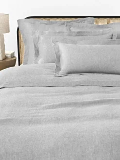 Funda nórdica de lino con ribete Linna