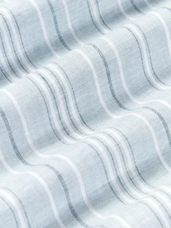 Funda nórdica de lino lavado con rayas Telma