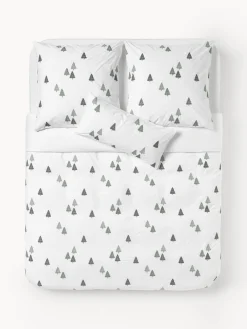 Funda nórdica de percal con árboles de Navidad Darina