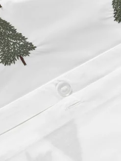 Funda nórdica de percal con árboles de Navidad Darina