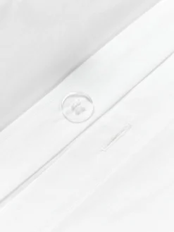 Funda nórdica de percal con decoración de penachos Madeline