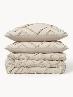 Funda nórdica de percal con mechones Faith