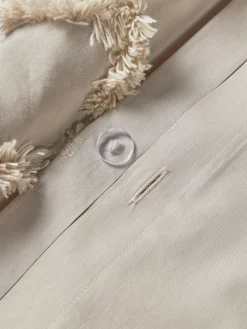 Funda nórdica de percal con mechones Faith