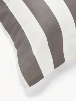 Funda nórdica de satén a rayas con dobladillo Brendan