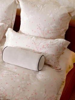 Funda nórdica de satén con estampado floral Sakura
