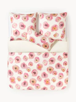 Funda nórdica de satén de algodón con estampado floral Fiorella