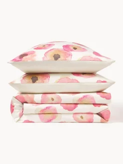 Funda nórdica de satén de algodón con estampado floral Fiorella